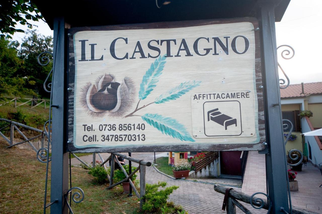 Bed and Breakfast Il Castagno Montemonaco Exterior foto